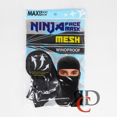 NINJA FACE MASK WITH MESH 1CT